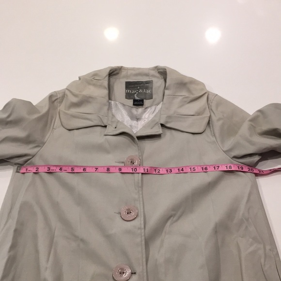 ✅ SOLD mac & jac Fall Tulip Jacket Cream / Taupe 8 - Picture 11 of 12